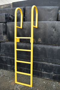 Powder coated aluminium ladder